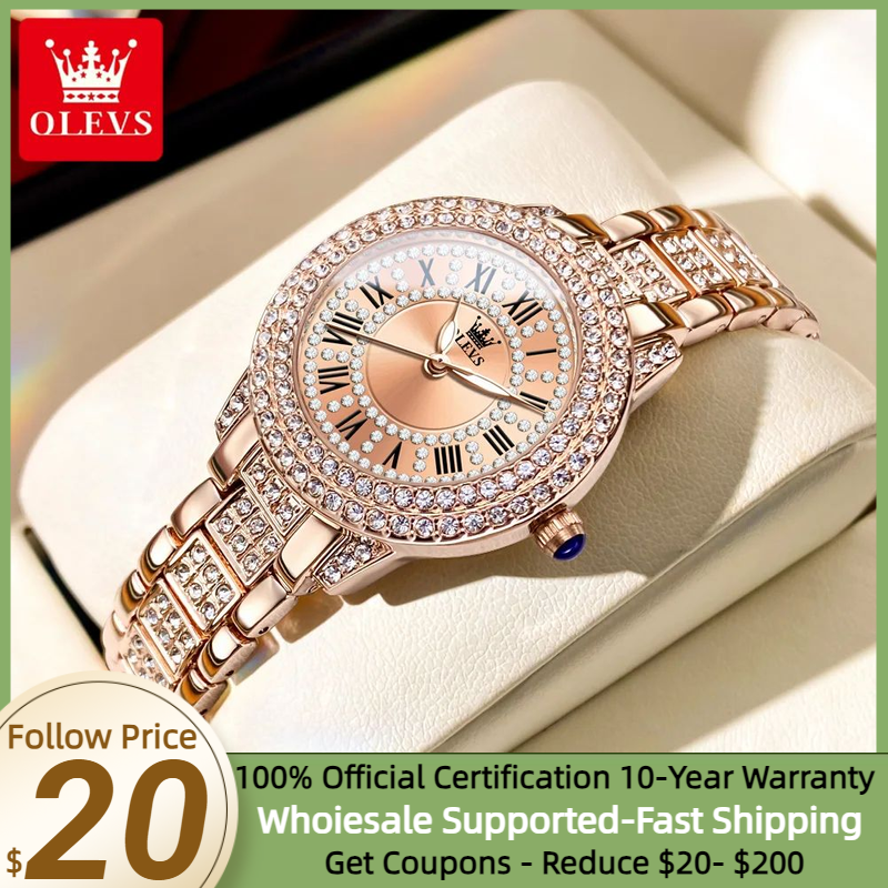 Luxury Watch Cheap - OLEVS 9943 Original Diamond Watch for