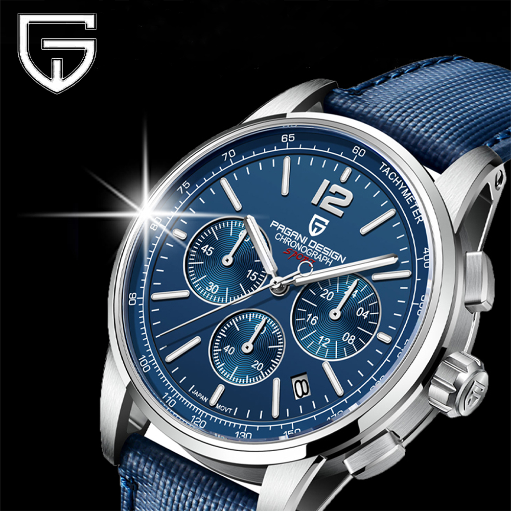 Luxury Quartz Watch Brands - PAGANI DESIGN New Luxury Chronograph Men's