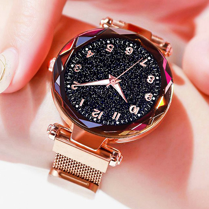 Lux Watch - Luxury Women Watches Magnetic Starry Sky