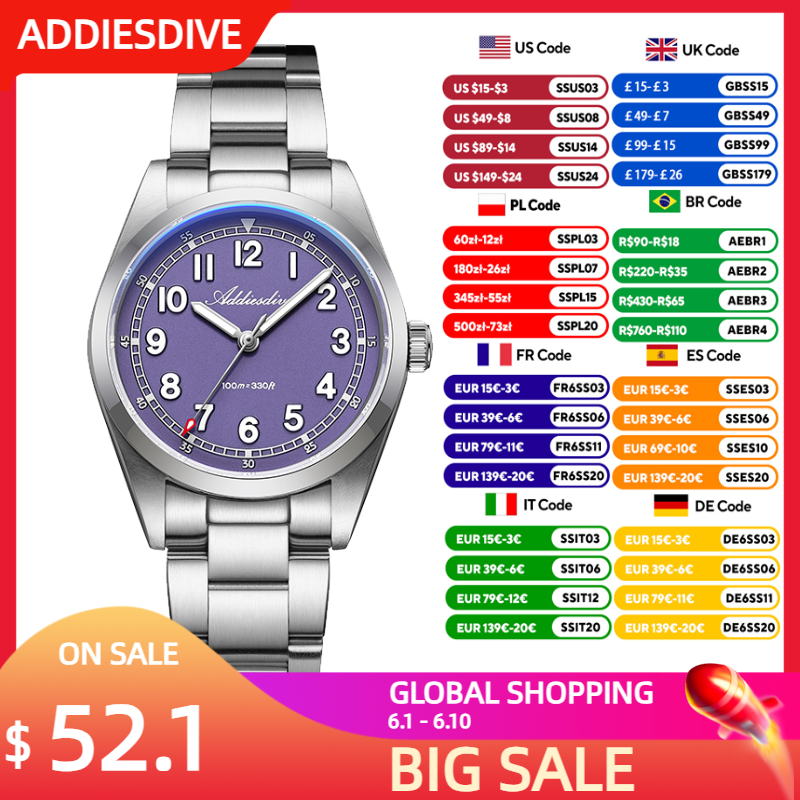 Luxury Watch Collection Box - ADDIESDIVE New Quartz Watches Luxury Sapphire