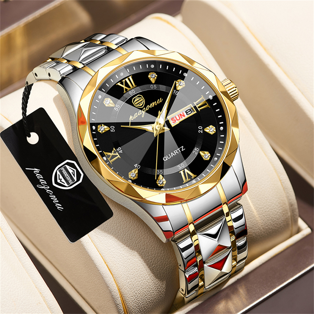 Luxury Watch Collection Box - PAAZOMU Top Brand Luxury Men Watches