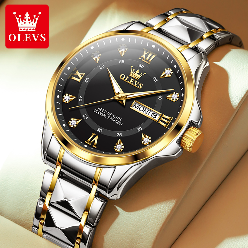 Luxury Watch Cheap - OLEVS 2906 Quartz Wristwatch for Men