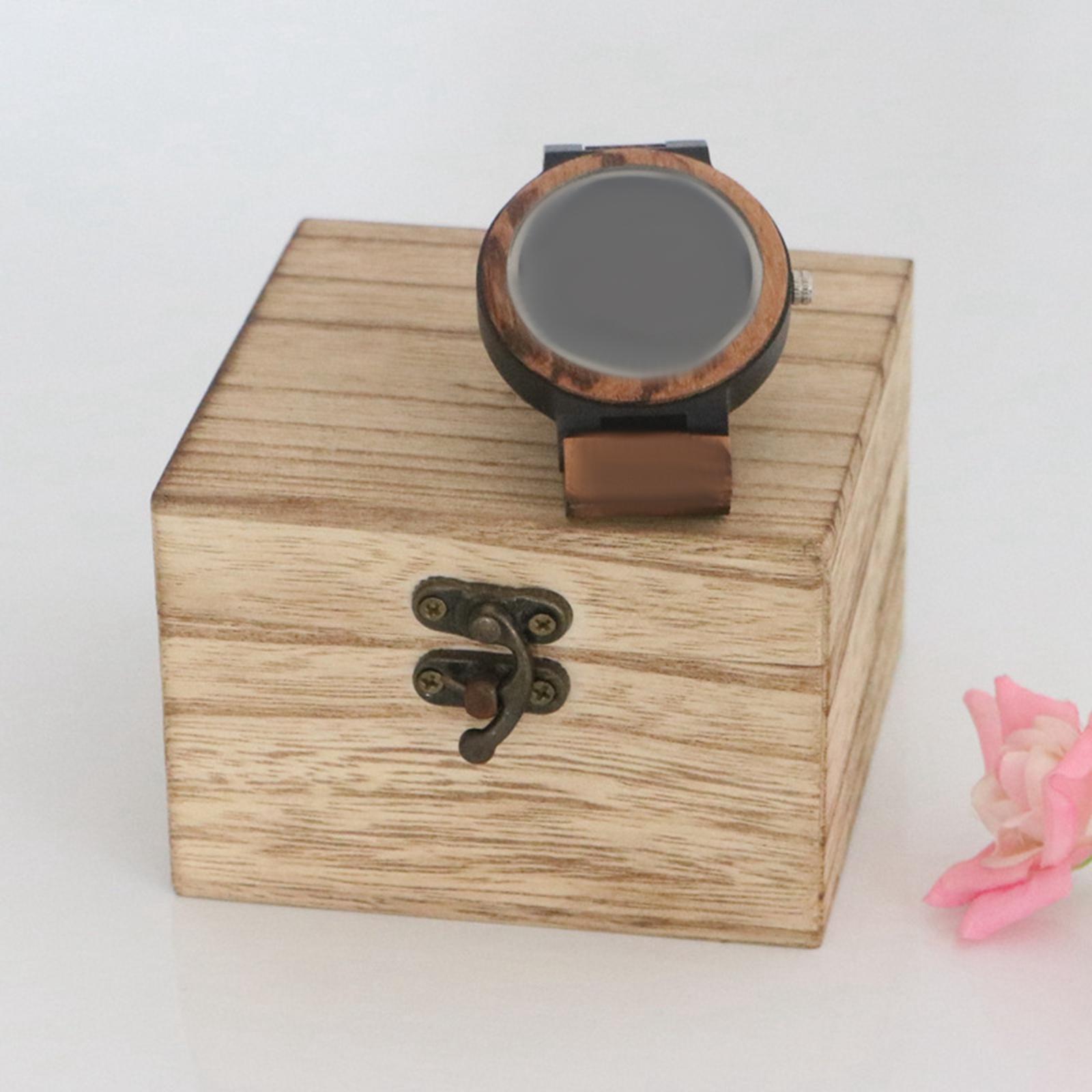 Luxury Watch Holder For Men - Luxury Wooden Watch storage Protective for