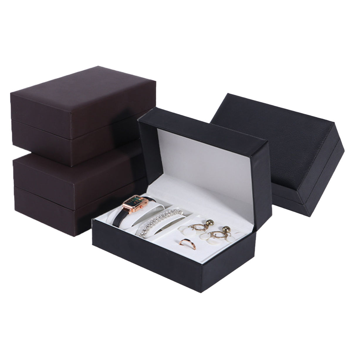 Luxury Watch Holder For Men - Luxury Pu Leather Watch Box Woman