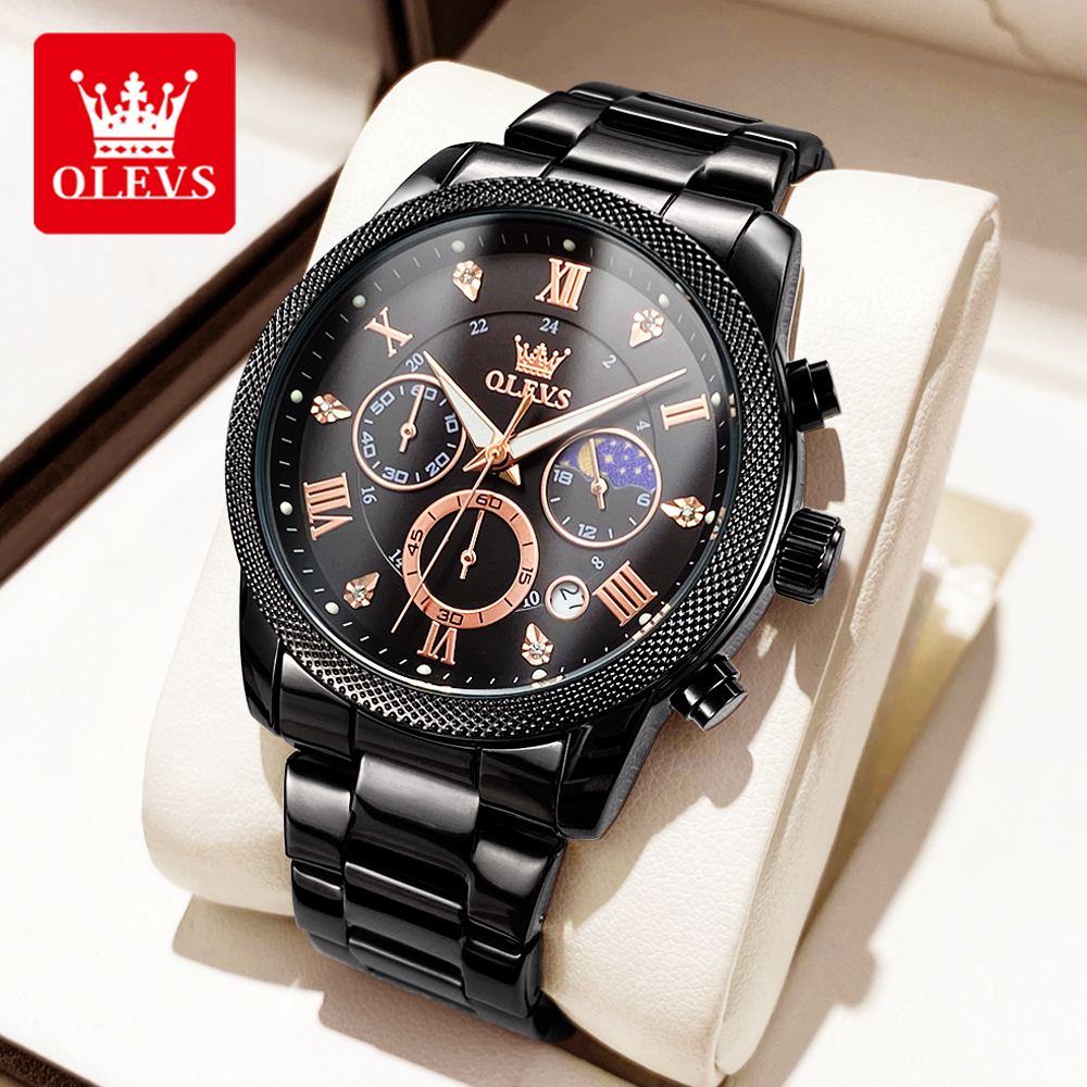 Luxury Quartz Watch Brands - OLEVS Original Fashion Men's Watches Trendy