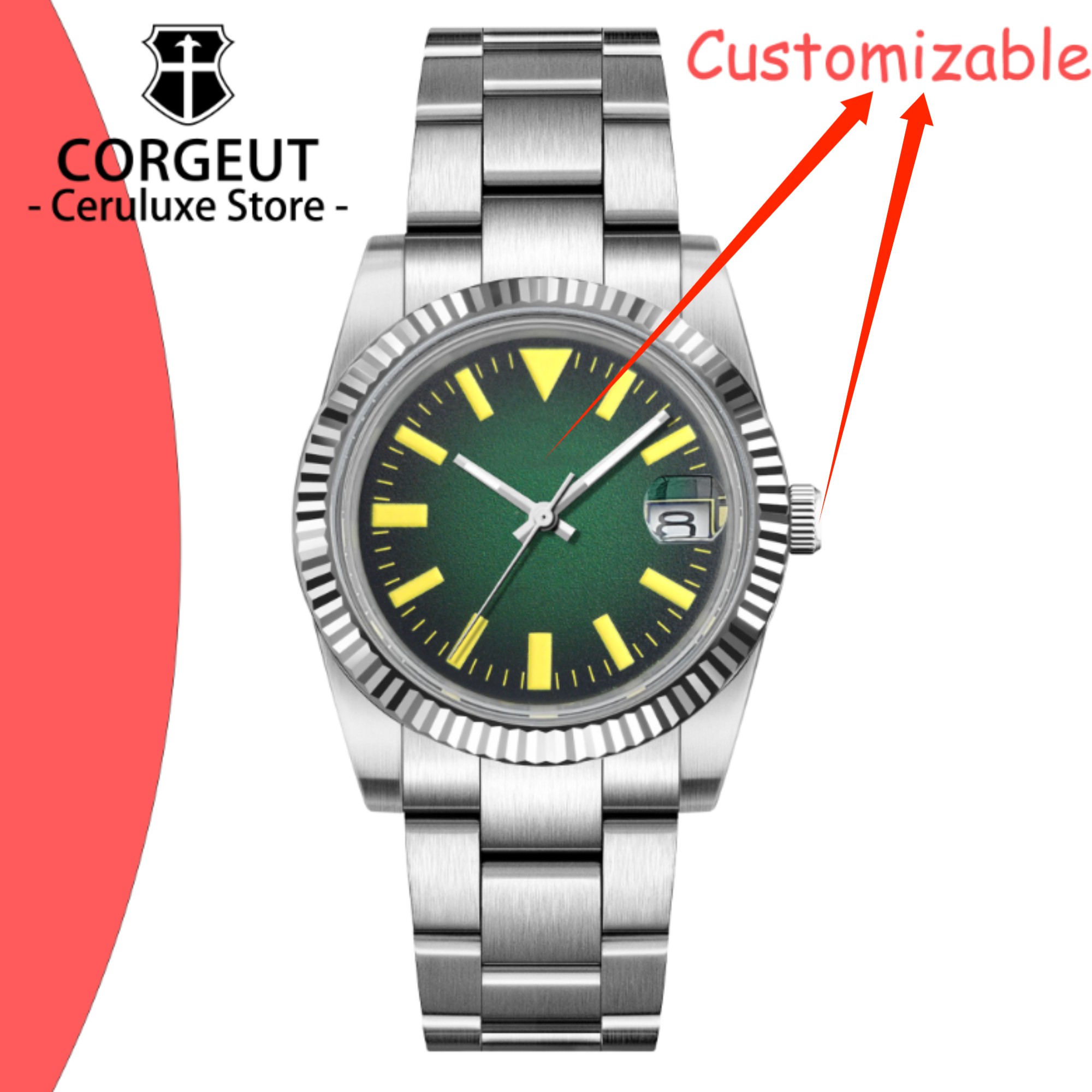 Luxury Watch Straps - Custom Logo 36/39mm New NH35 Automatic