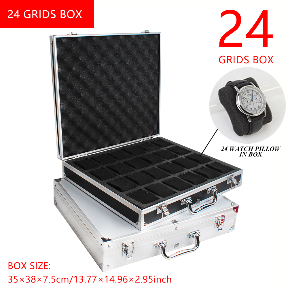 Luxury Watch Collection Box - 24 Girds Luxury Premium Quality Watch
