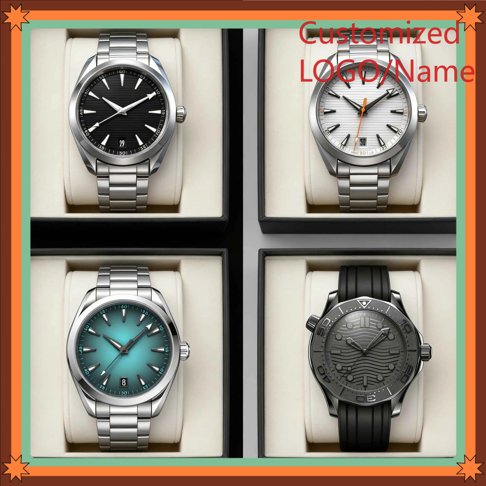 Luxury Watch Straps - A989 Store 40mm Men's Automatic Movement