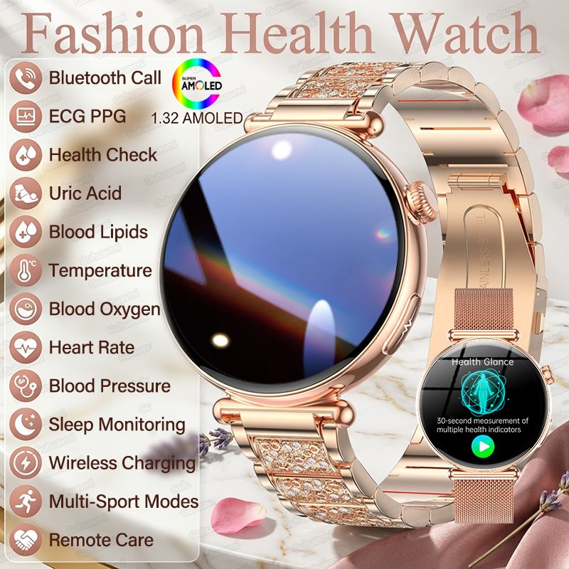 Gmt Dual Timezone Watch - 2026 New Women AI Smart Diagnosis