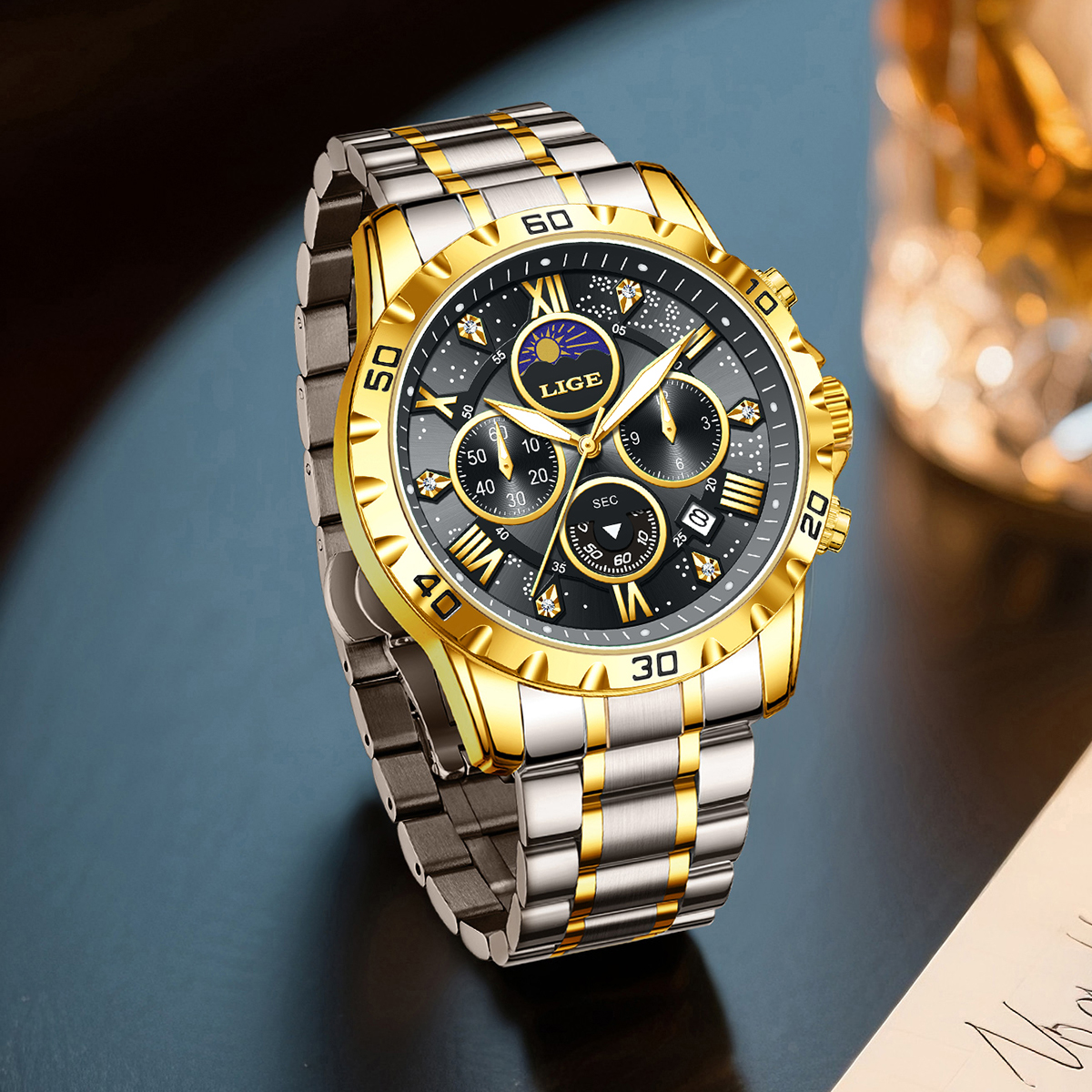 LIGE Top Brand Luxury Quartz M – Luxury Quartz Watch Brands Bewertung und Preis