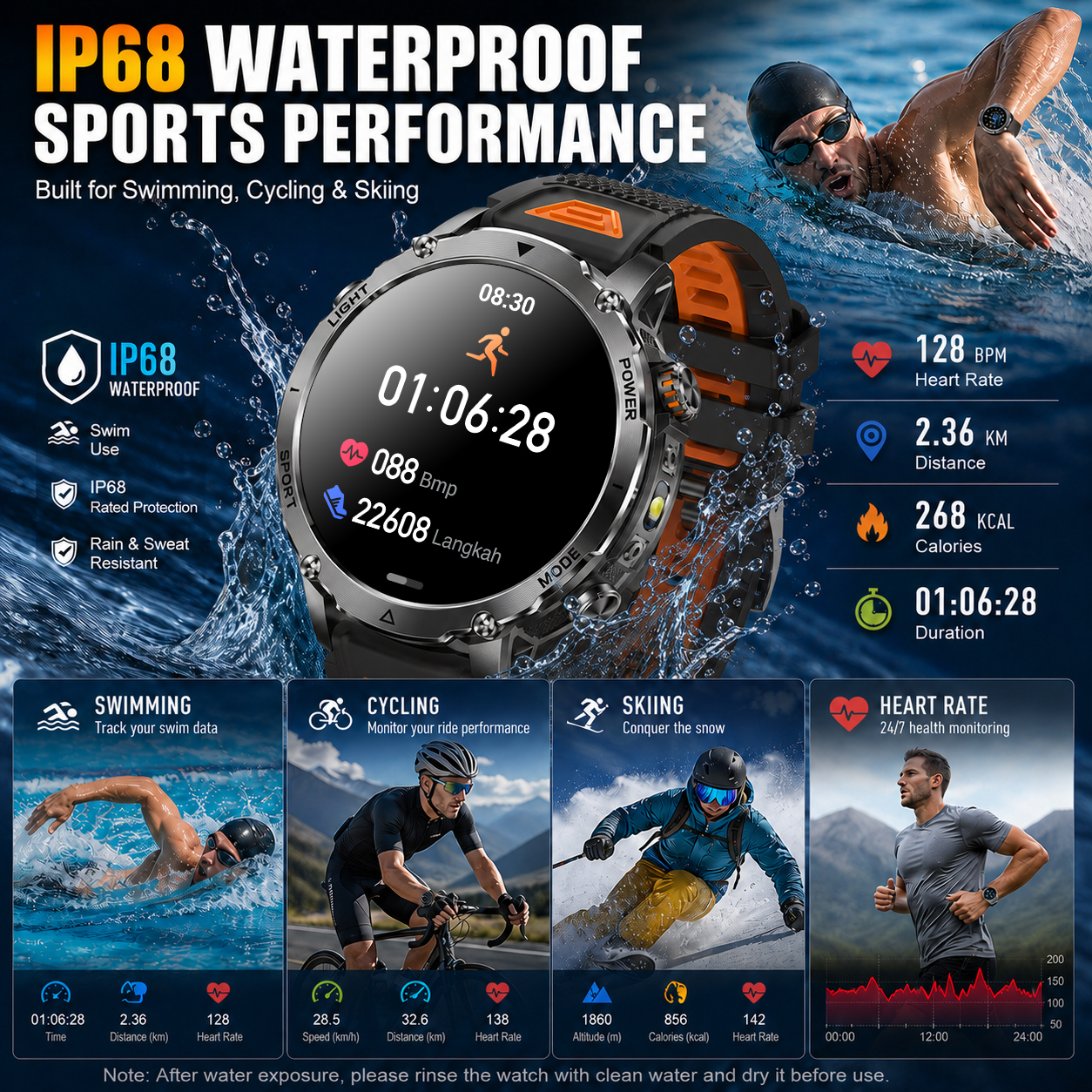 2026 New Rugged Power Smart Wa – Gmt Dual Timezone Watch Bewertung und Preis