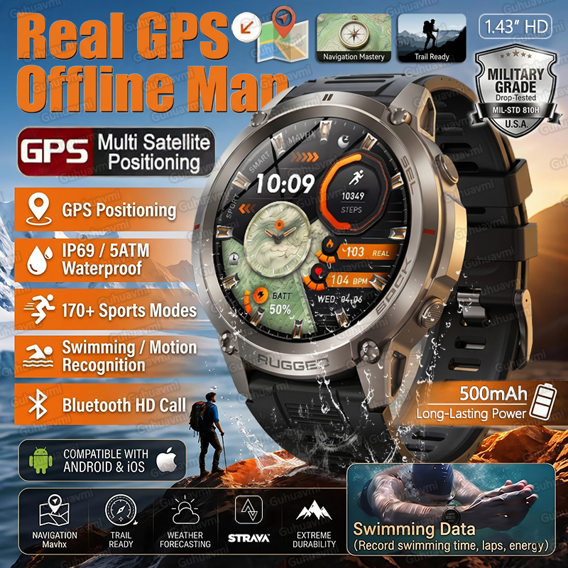 2026 New GPS Smartwatch for Me – Gmt Dual Timezone Watch Bewertung und Preis
