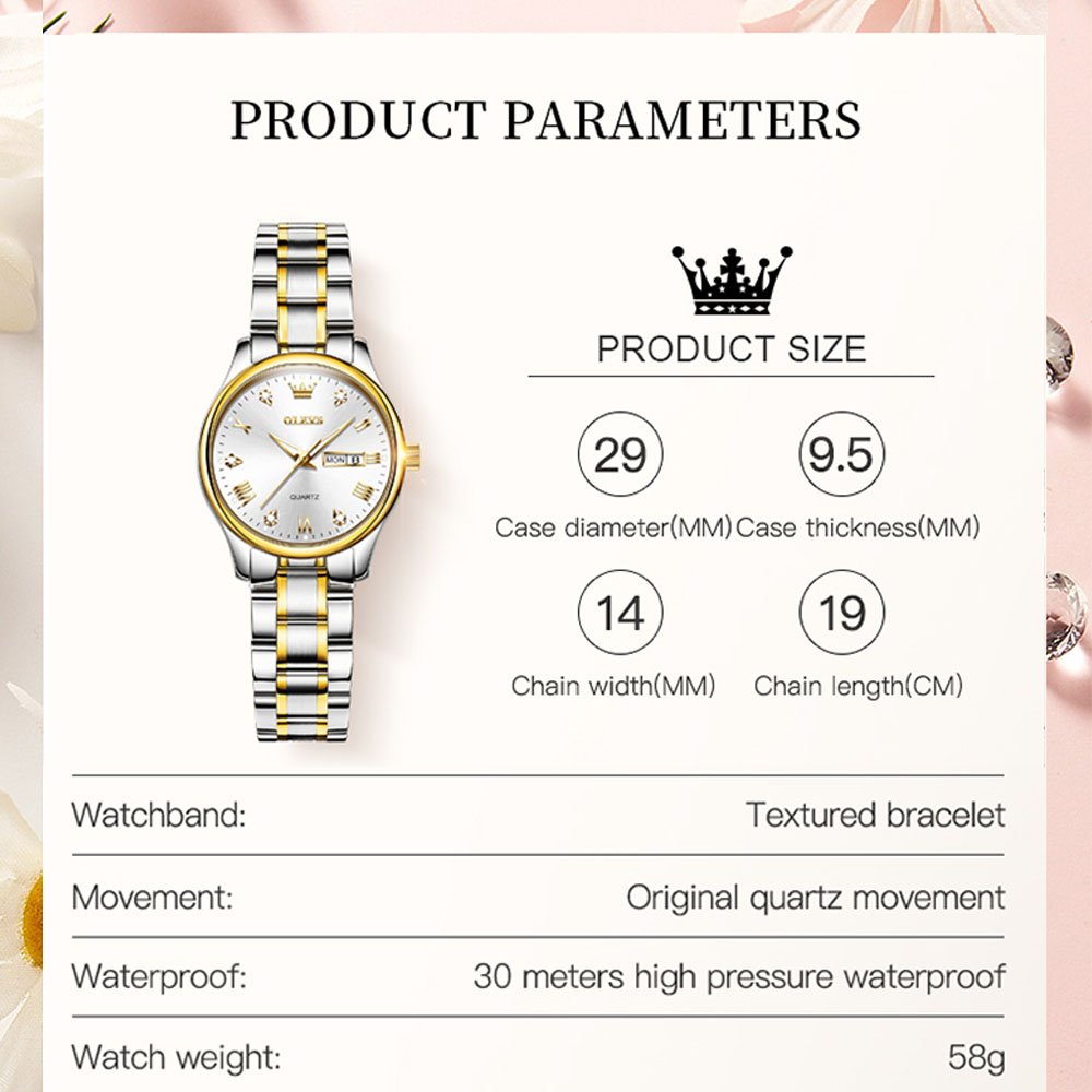 OLEVS 5563 New Fashion Women Q – Luxury Watch Cheap Bewertung und Preis