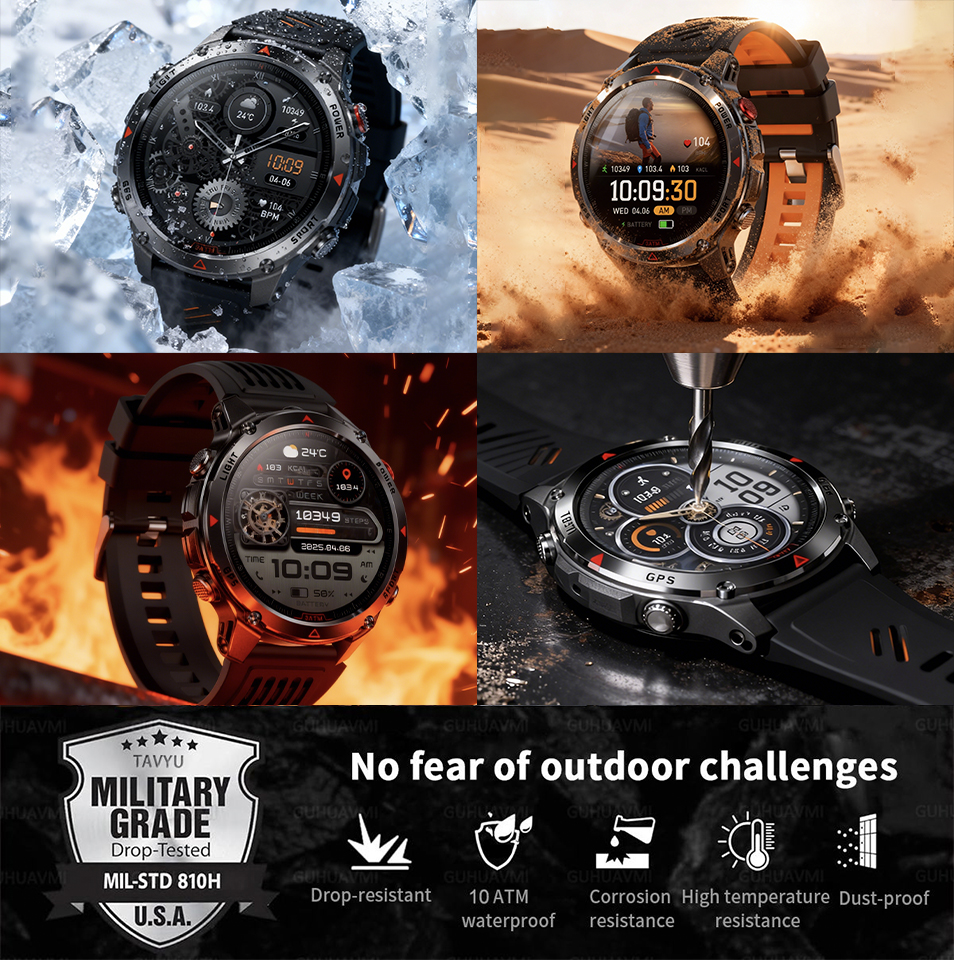 2026 New Outdoor Military GPS  – Gmt Dual Timezone Watch Bewertung und Preis