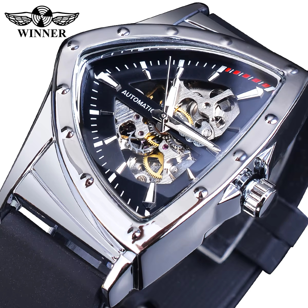 WINNER Men's Luxury Military M – Luxury Watch With Rubber Strap Bewertung und Preis