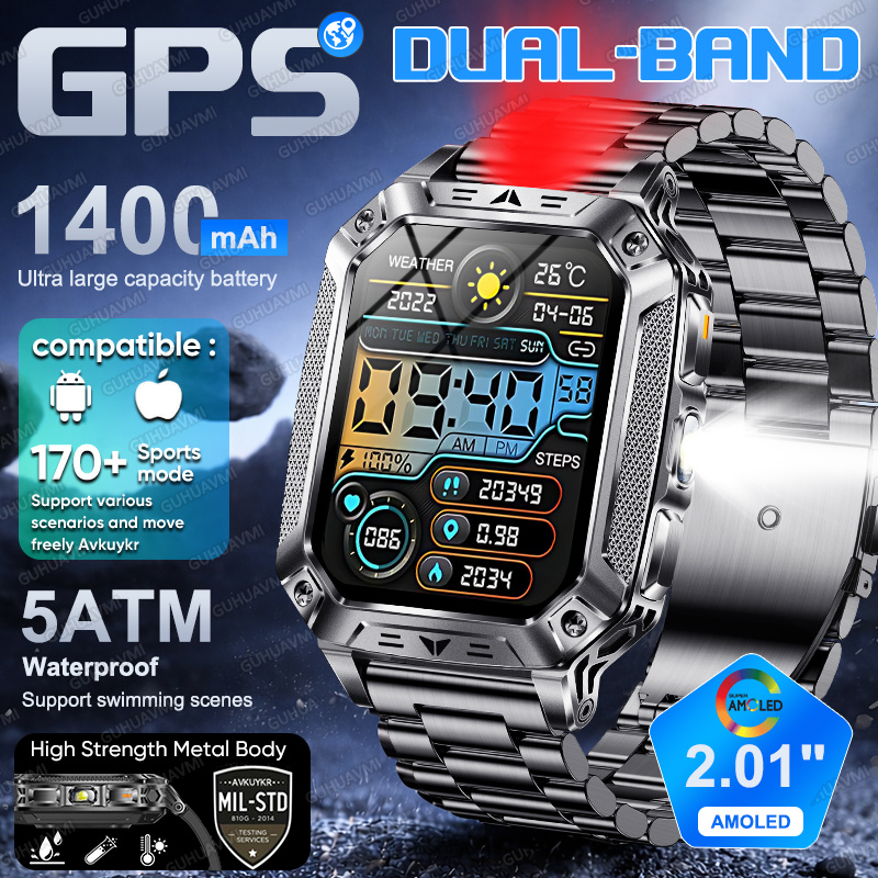 2026 Dual-band GPS Smart Watch – Gmt Dual Timezone Watch Bewertung und Preis