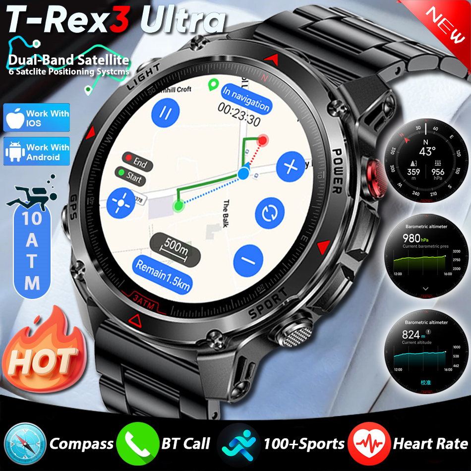 T-Rex 3 Pro Military Grade AGP – Gmt Dual Timezone Watch Bewertung und Preis