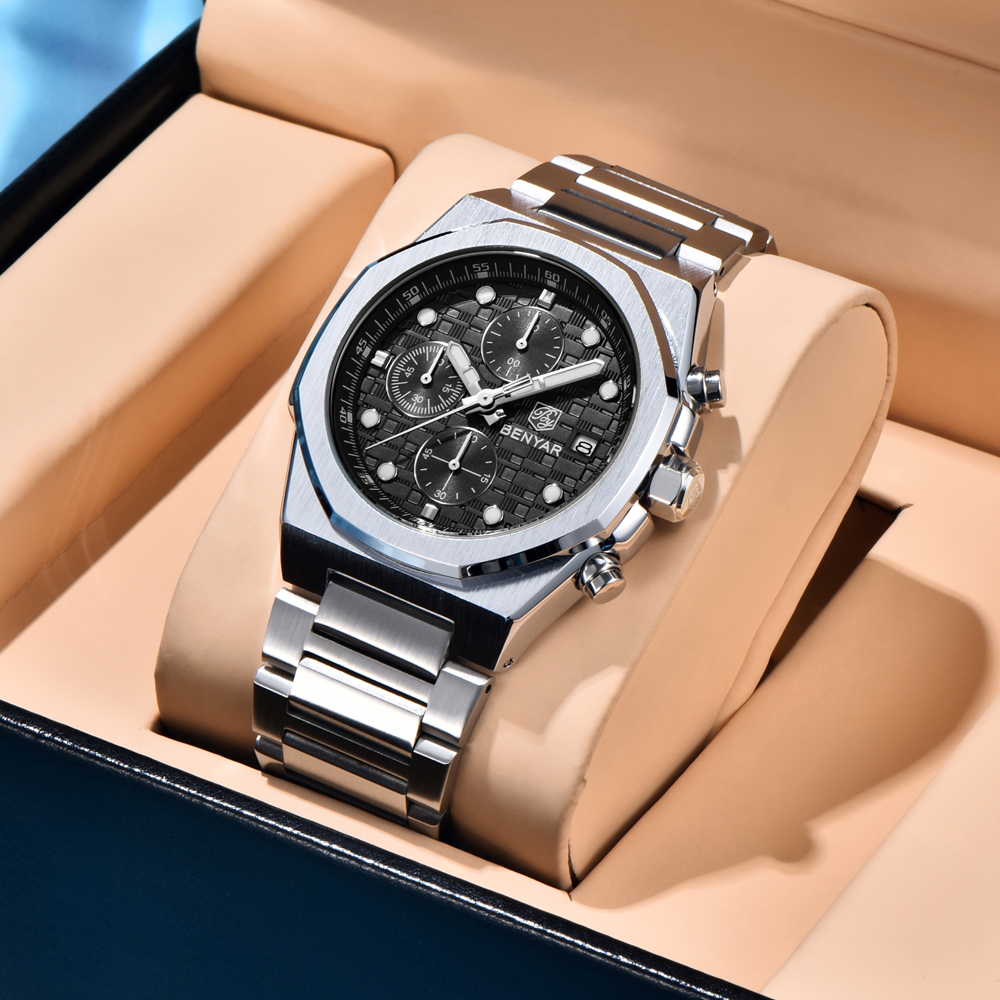 2025 New BENYAR Men's Watches  – Luxury Quartz Watch Brands Bewertung und Preis