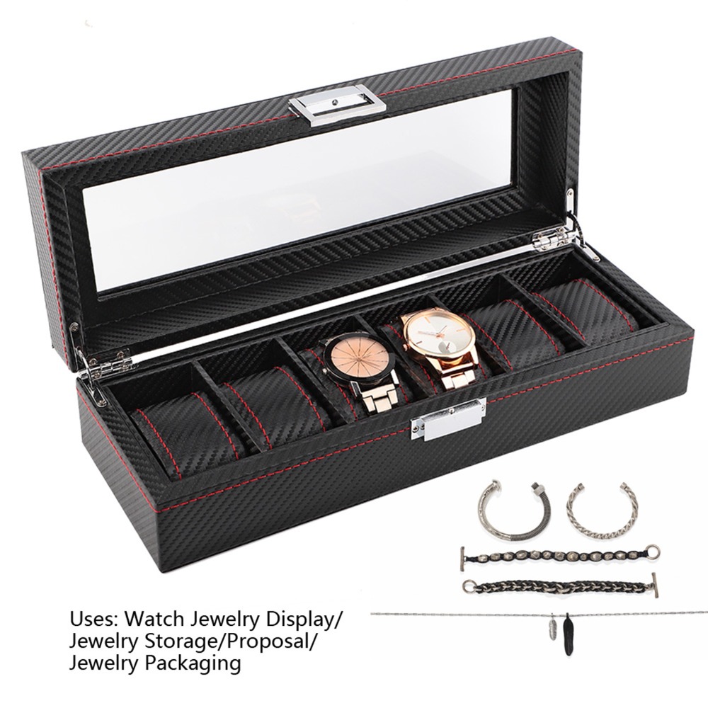 Dustproof Carbon Fiber Watch B – Luxury Watch Collection Box Bewertung und Preis