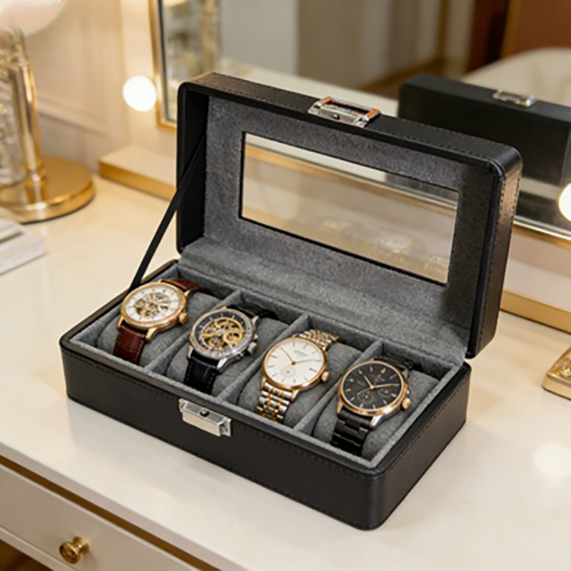 1 pc 4-grid watch box, dustpro – Luxury Watch Collection Box Bewertung und Preis