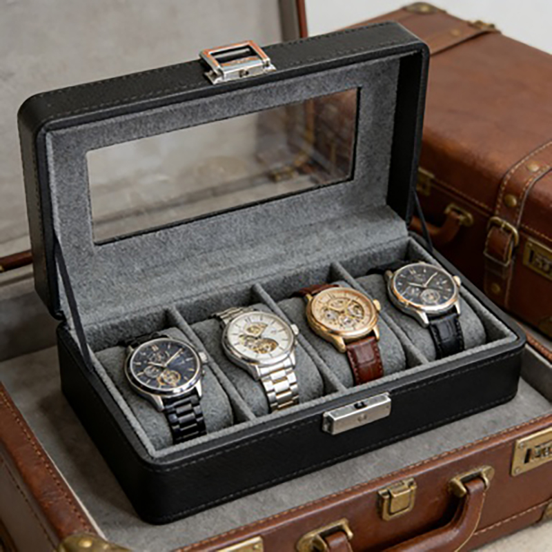 1 pc 4-grid watch box, dustpro – Luxury Watch Collection Box Bewertung und Preis