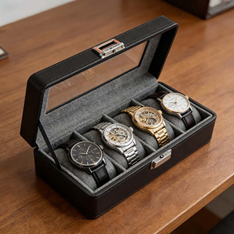 1 pc 4-grid watch box, dustpro – Luxury Watch Collection Box Bewertung und Preis