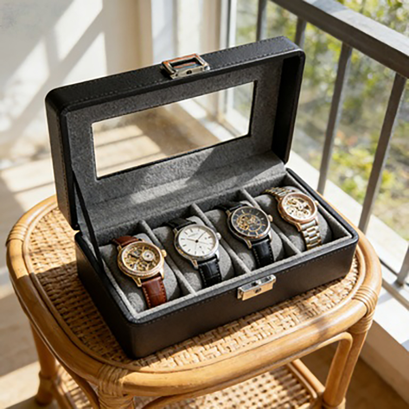 1 pc 4-grid watch box, dustpro – Luxury Watch Collection Box Bewertung und Preis