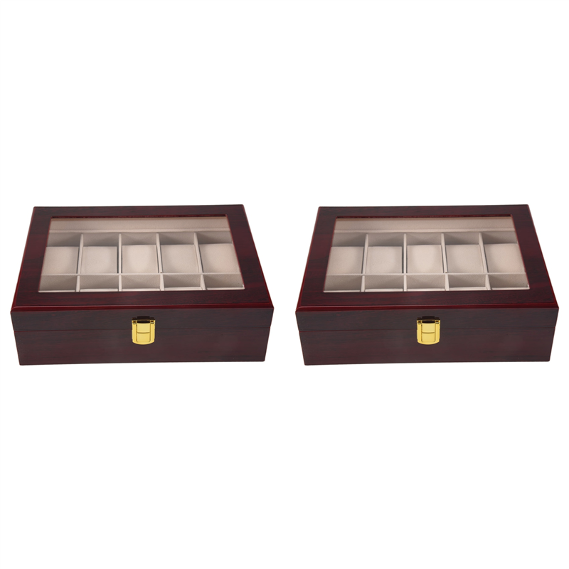 ABFU-2X Luxury Wooden Watch Bo – Luxury Watch Holder For Men Bewertung und Preis