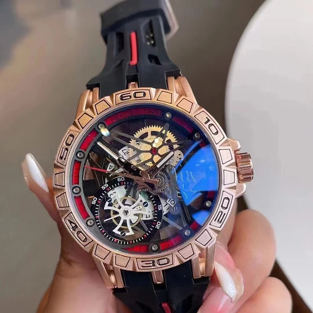 3D Quartz Watches Men Luxury C – Luxury Watch With Rubber Strap Bewertung und Preis