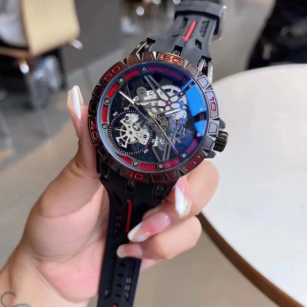 3D Quartz Watches Men Luxury C – Luxury Watch With Rubber Strap Bewertung und Preis