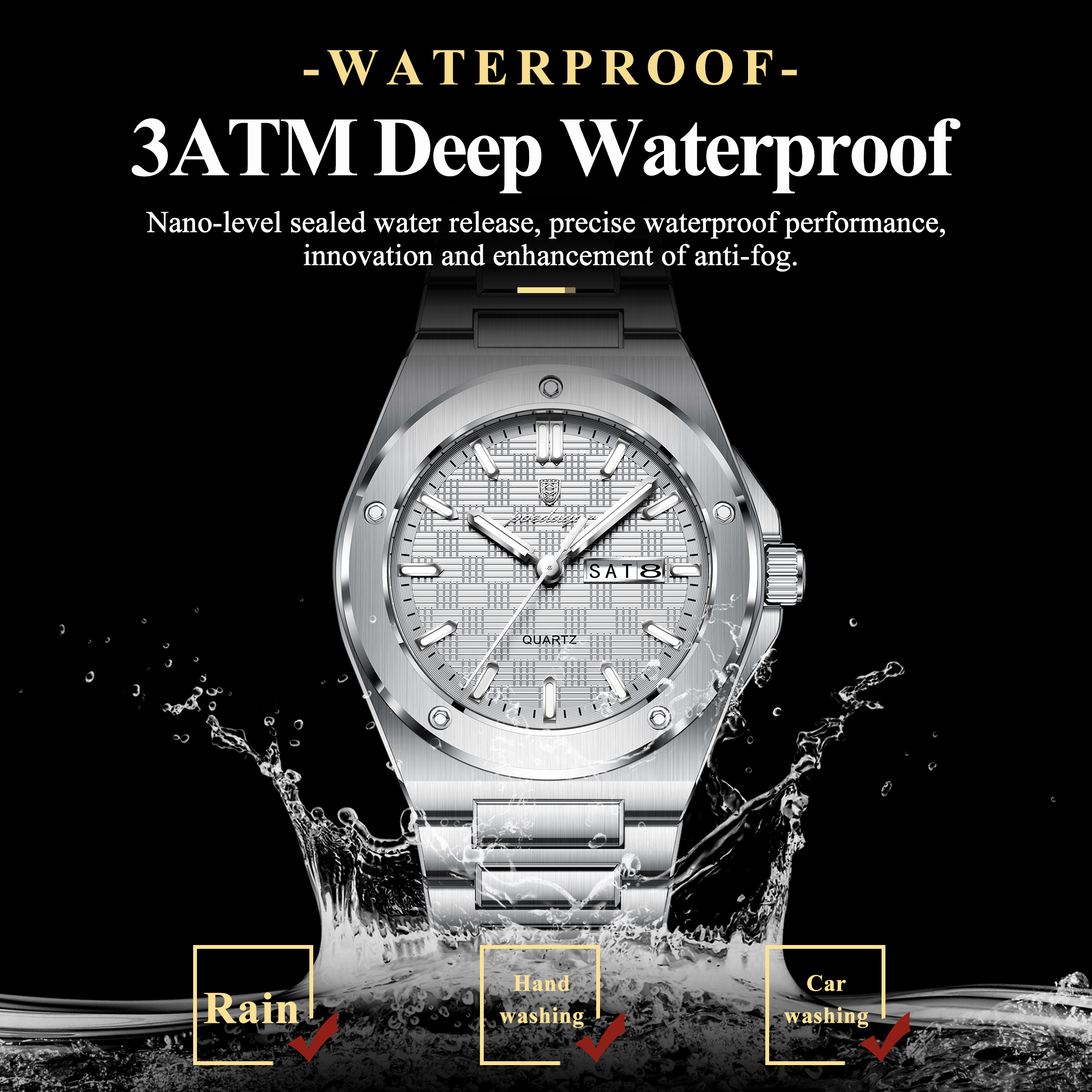 POEDAGAR Business Original Men – Best Luxury Quartz Watch Bewertung und Preis