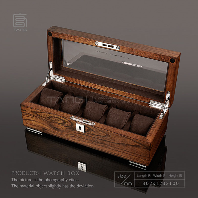 5 Slots Solid Wood Watch Box O – Luxury Watch Holder For Men Bewertung und Preis
