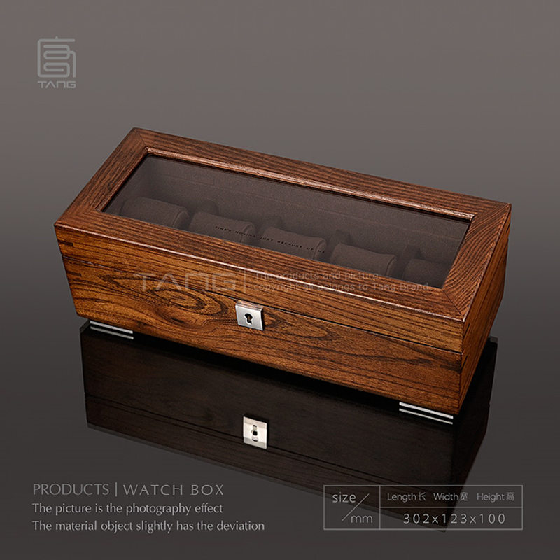 5 Slots Solid Wood Watch Box O – Luxury Watch Holder For Men Bewertung und Preis