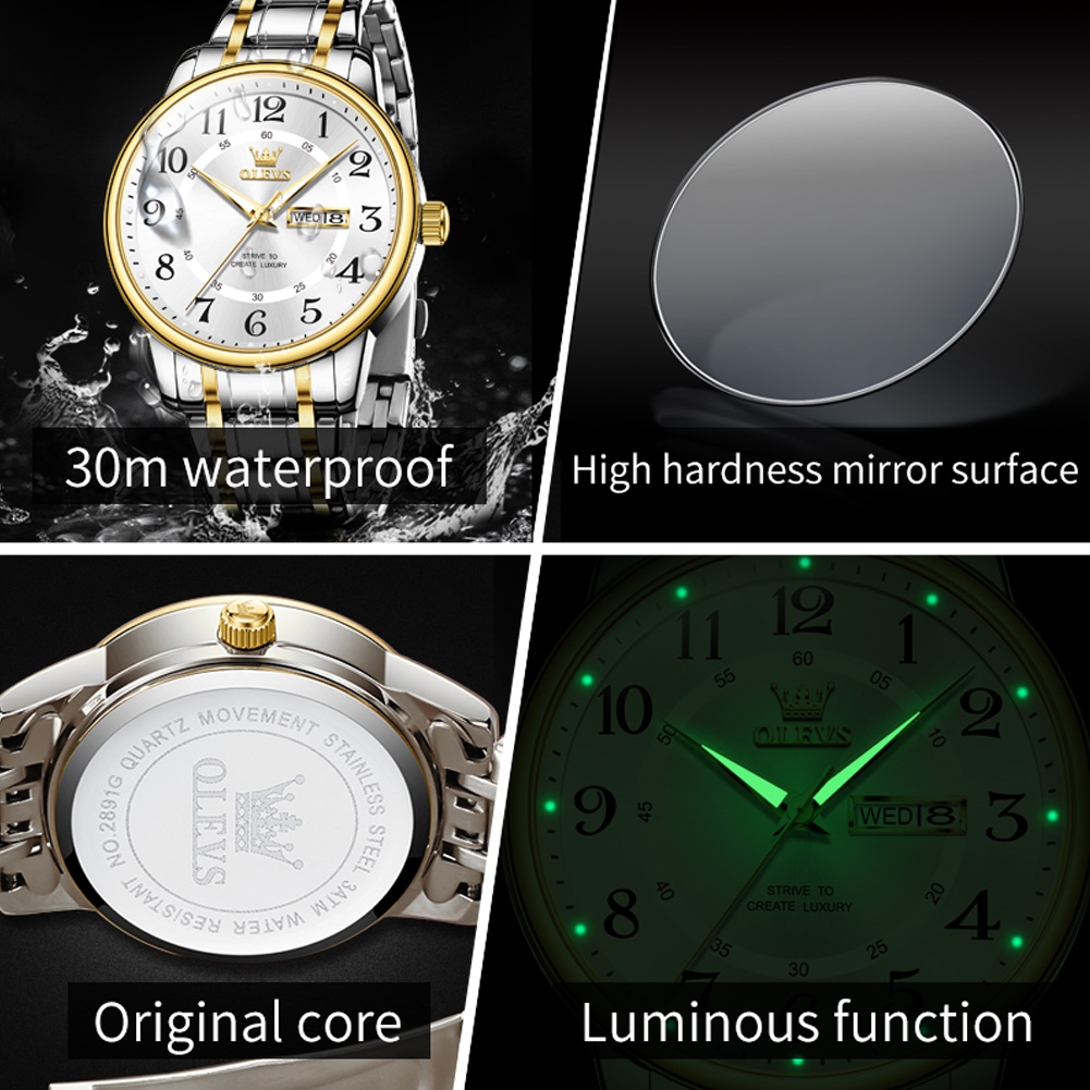OLEVS Casual fashion men's wat – Luxury Quartz Watch Brands Bewertung und Preis