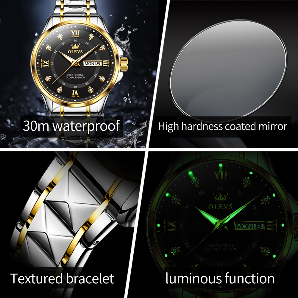 OLEVS 2906 Quartz Wristwatch f – Luxury Watch Cheap Bewertung und Preis