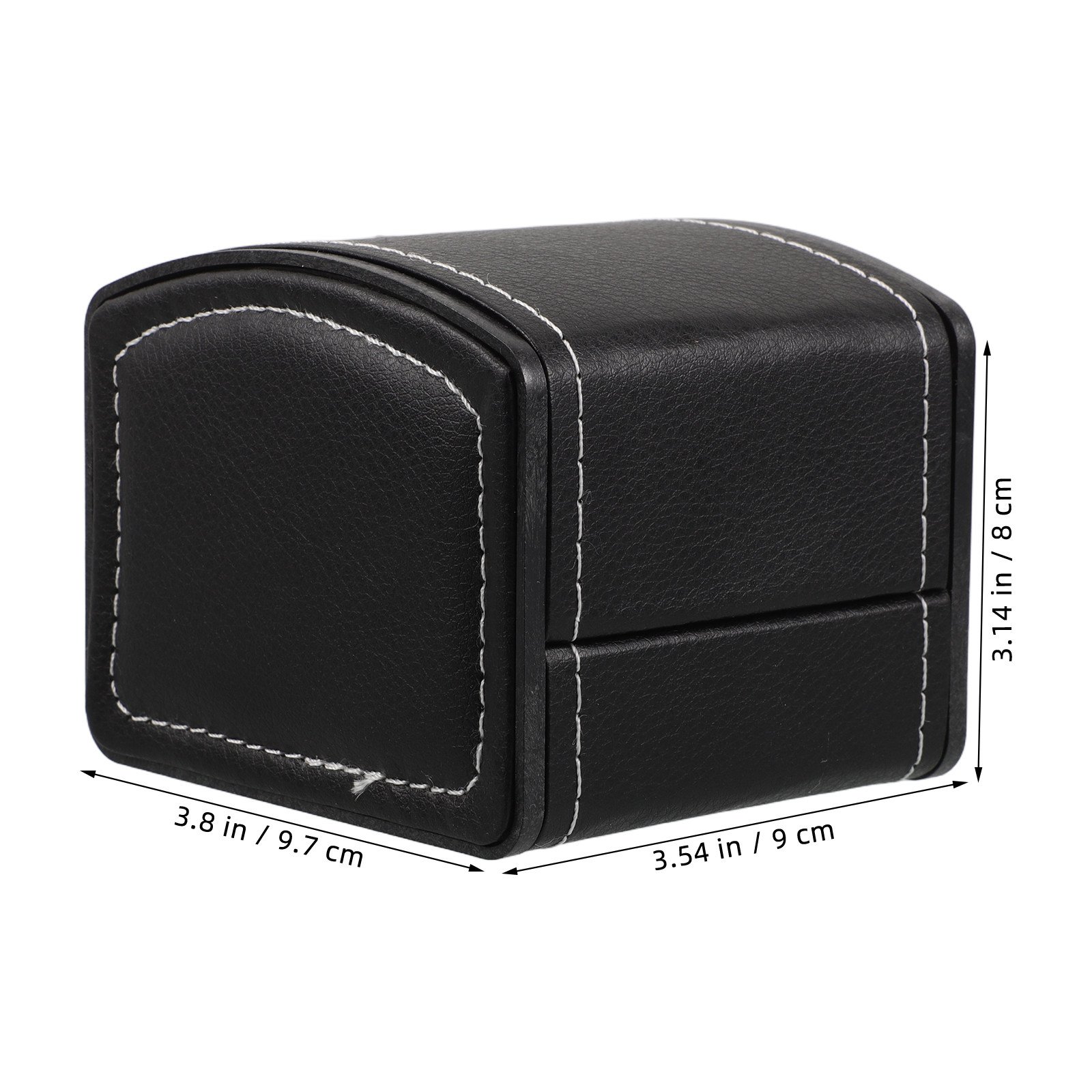 2Pcs Black PU Watch Storage Bo – Luxury Watch Holder For Men Bewertung und Preis