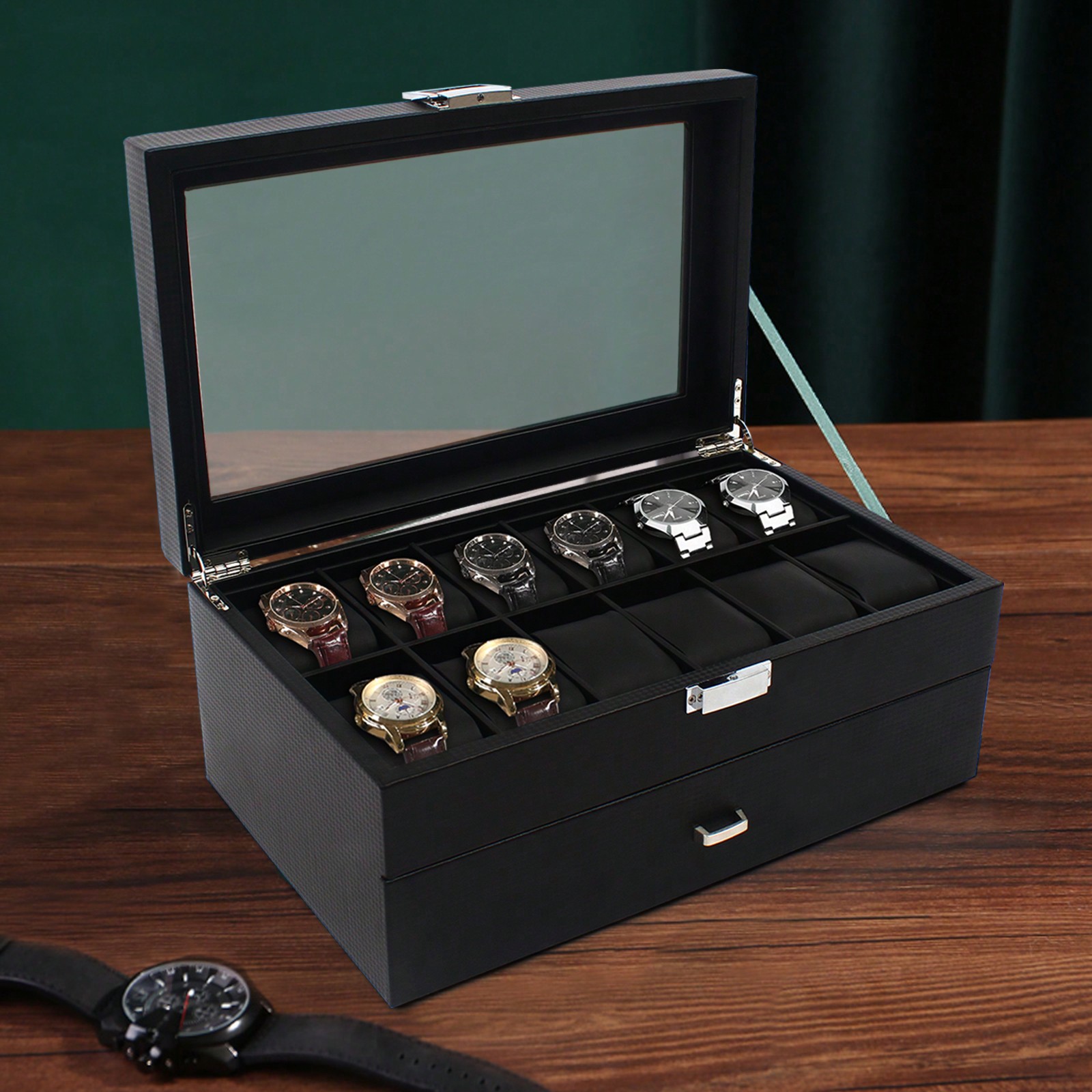 24 Slot Men Watch Display Case – Luxury Watch Holder For Men Bewertung und Preis