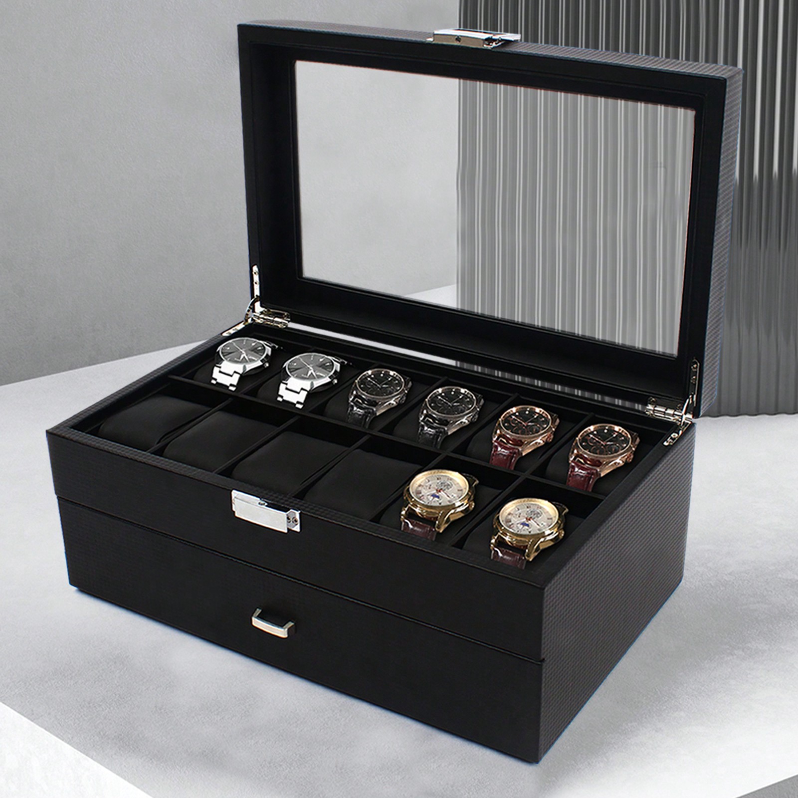 24 Slot Men Watch Display Case – Luxury Watch Holder For Men Bewertung und Preis