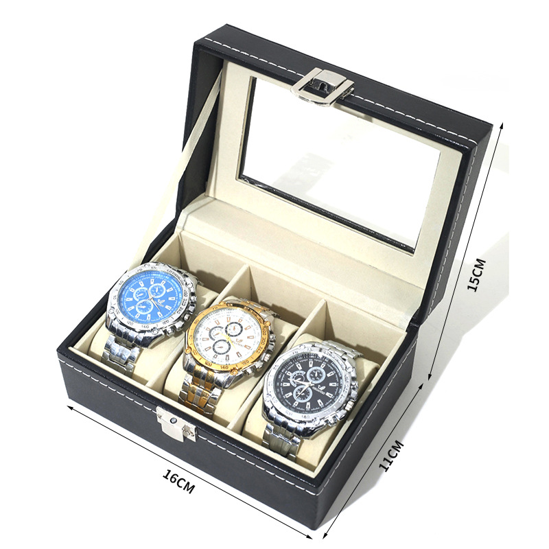 3-digit PU watch box. Intended – Luxury Watch Collection Box Bewertung und Preis