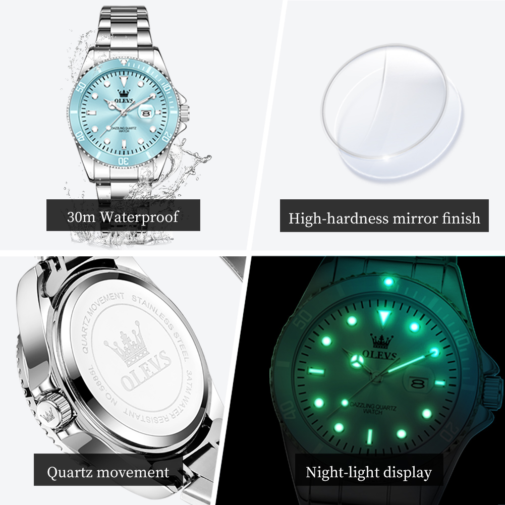 OLEVS Luxury Stainless Steel W – Lux Watch Bewertung und Preis