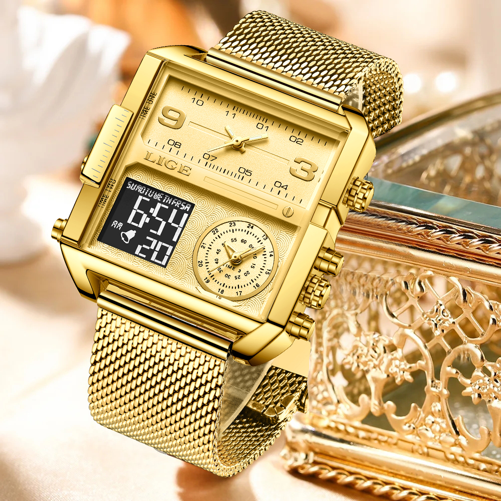 LIGE 2026 Fashion Dual Display – Luxury Quartz Watch Brands Bewertung und Preis