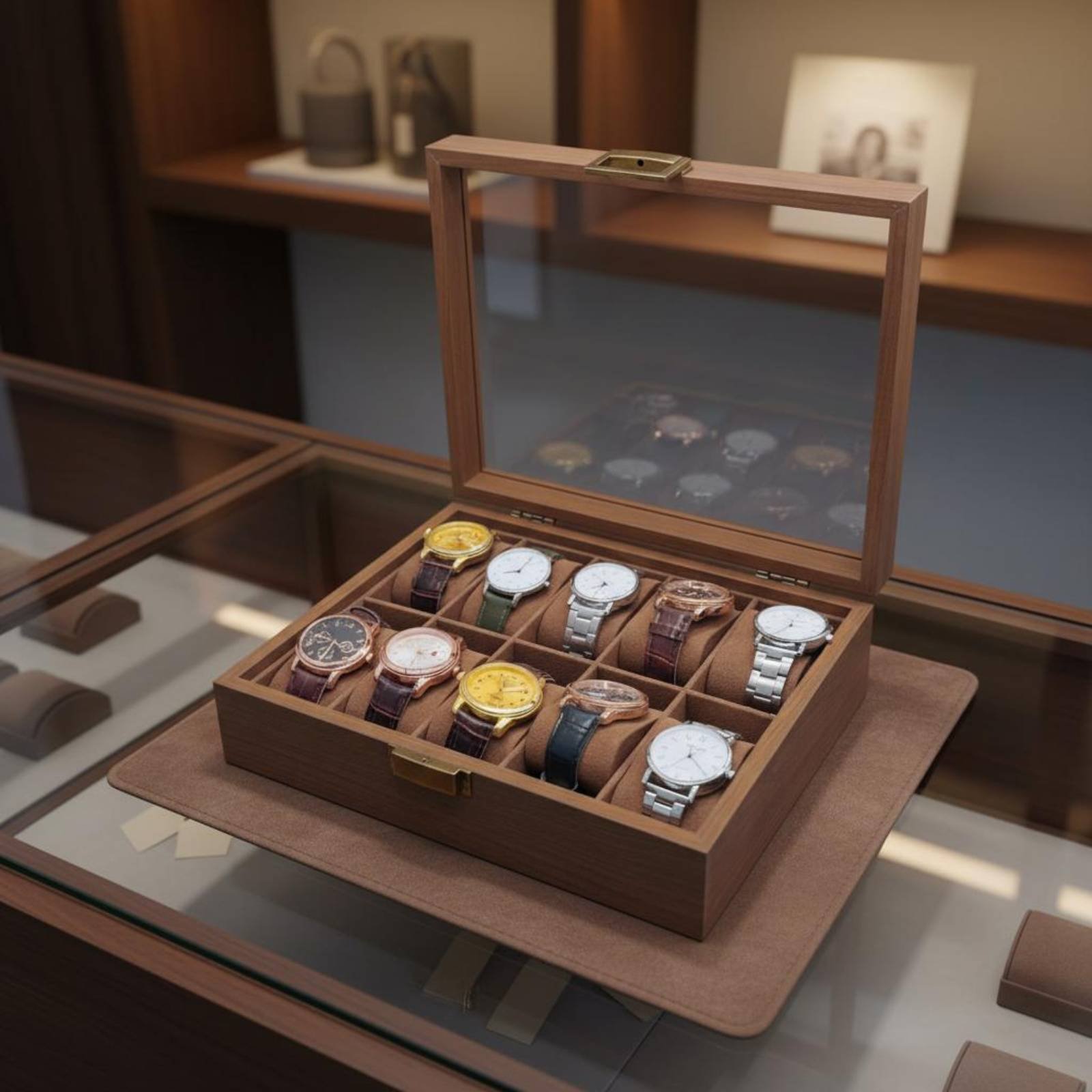 Wooden Watch Display Case Luxu – Luxury Watch Collection Box Bewertung und Preis