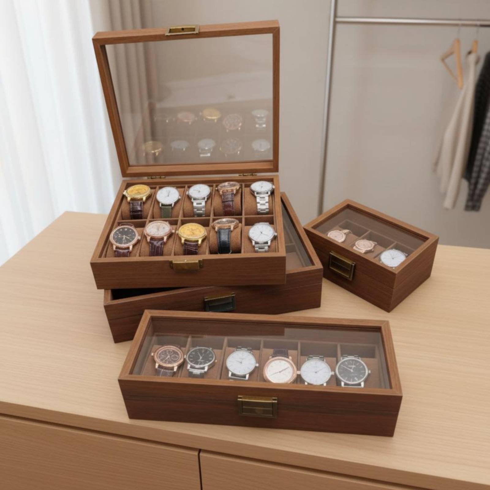 Wooden Watch Display Case Luxu – Luxury Watch Collection Box Bewertung und Preis