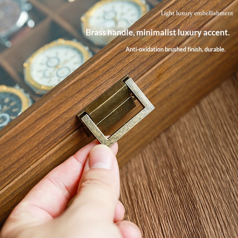 Black Walnut Wood Grain Watch  – Luxury Watch Collection Box Bewertung und Preis