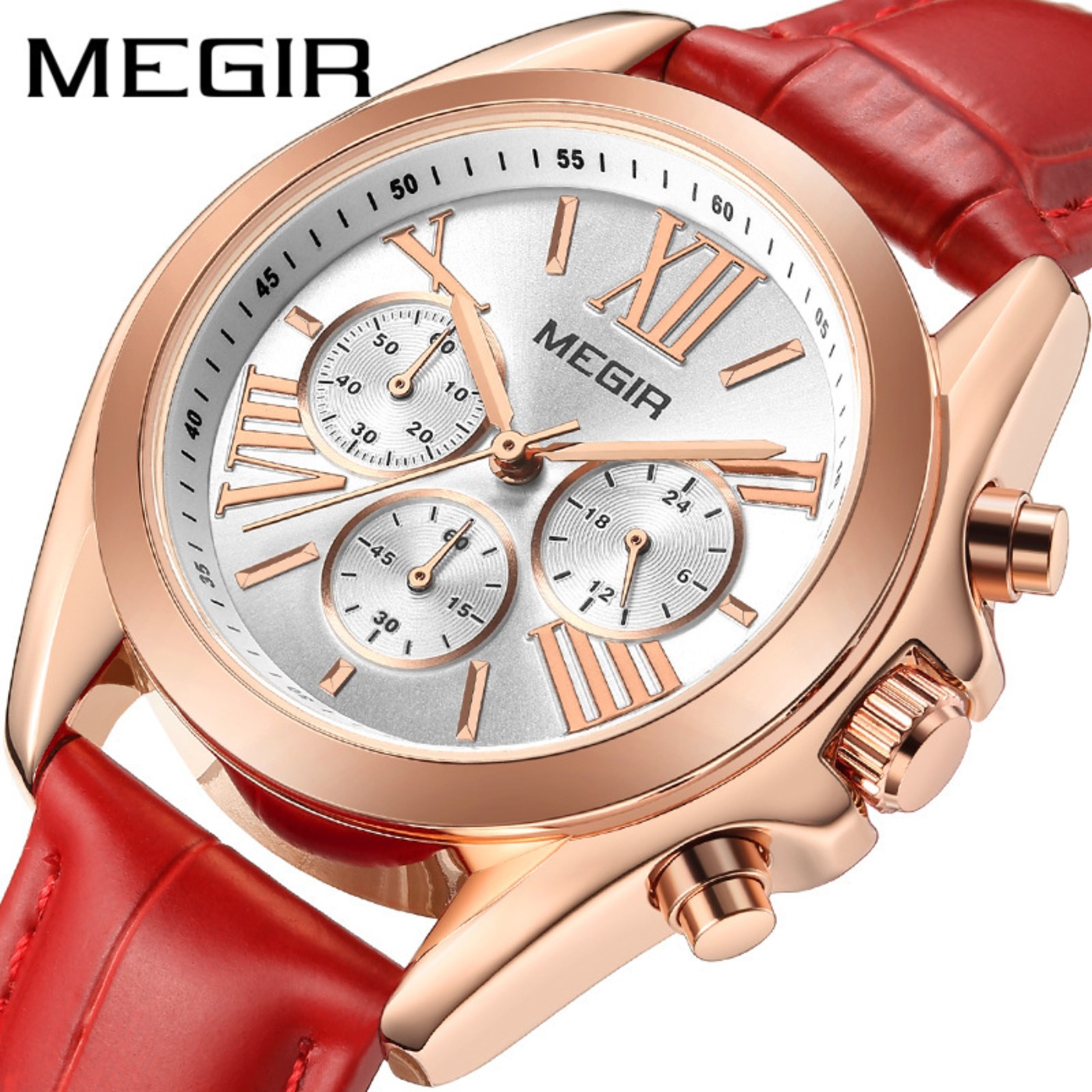 MEGIR New Luxury Leather Watch – Luxury Quartz Watch Brands Bewertung und Preis