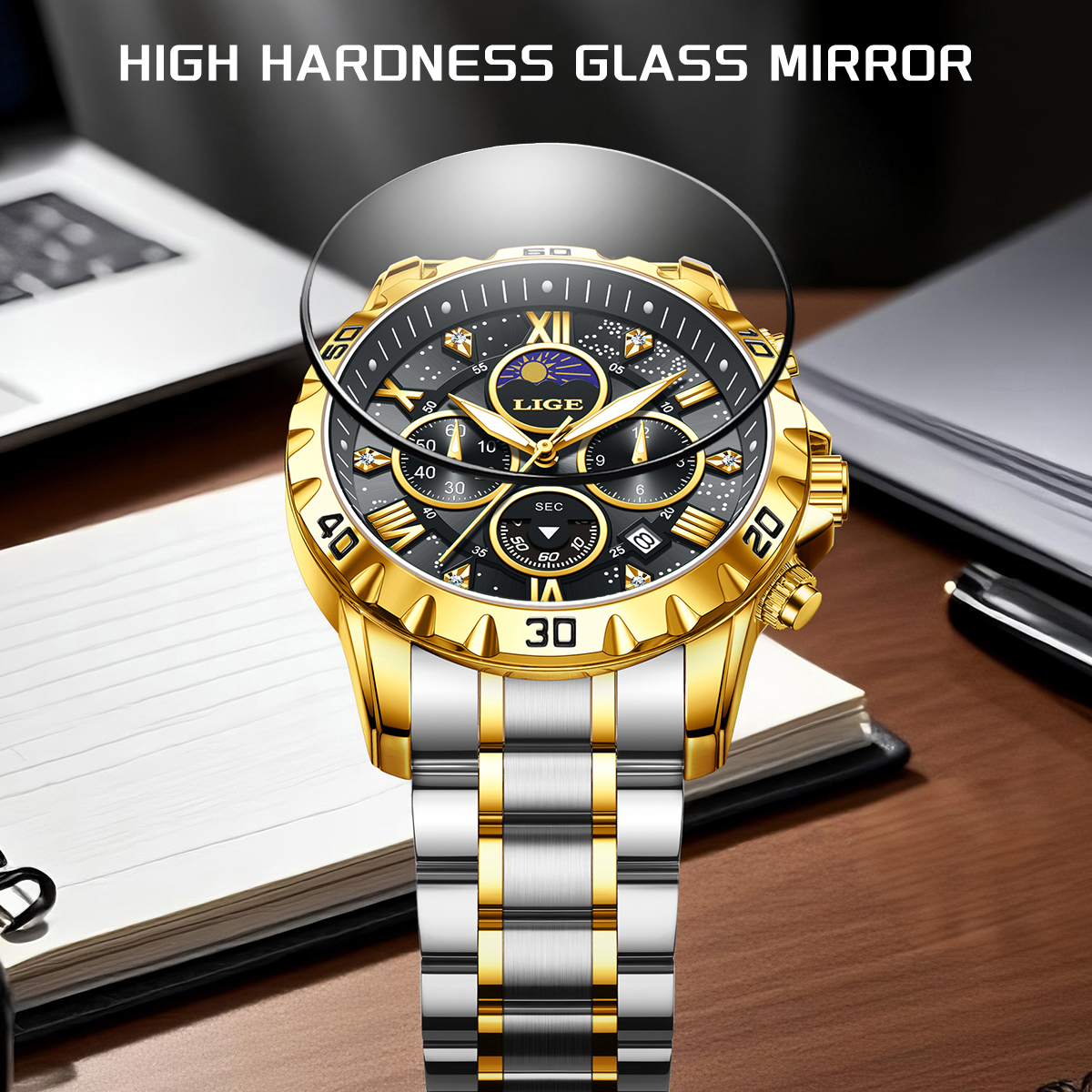 LIGE Top Brand Luxury Quartz M – Luxury Quartz Watch Brands Bewertung und Preis