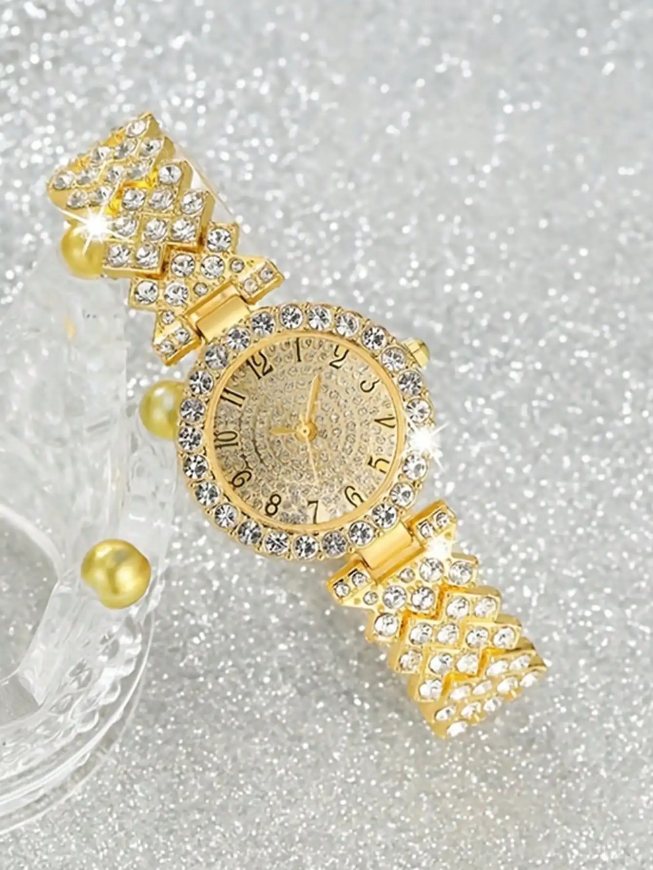 2pcs Set Elegant Crystal Watch – Best Luxury Quartz Watch Bewertung und Preis