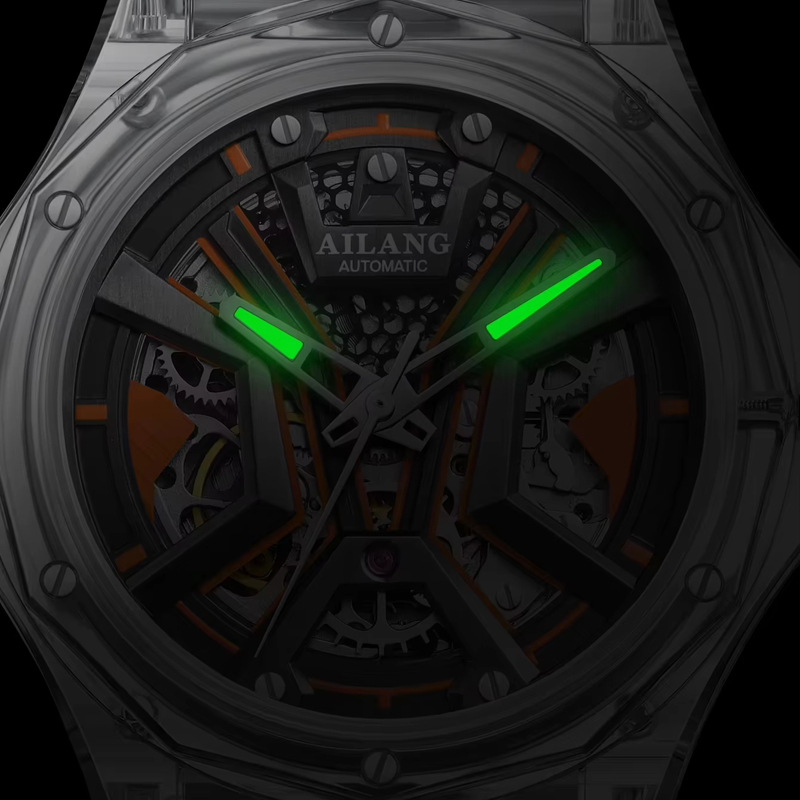 AILANG Brand Sports Men Mechan – Luxury Watch With Rubber Strap Bewertung und Preis