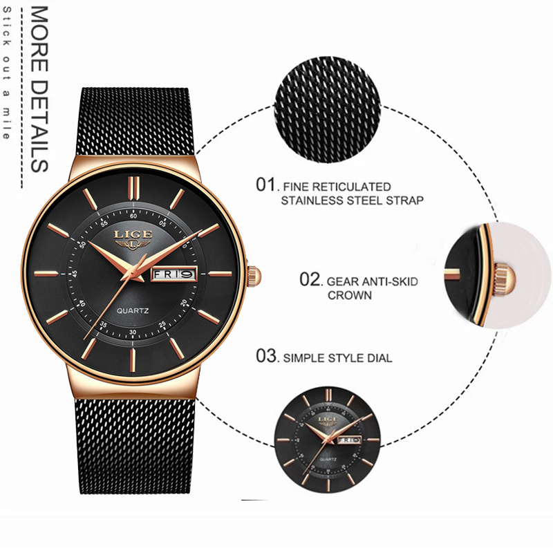 LIGE Women Watches Luxury Bran – Lux Watch Bewertung und Preis