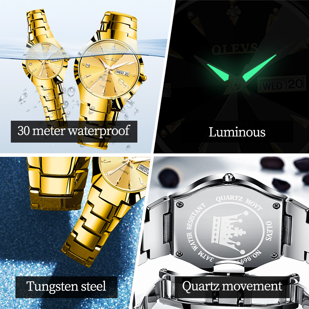 OLEVS TOP Brand Gold Watches f – Best Luxury Quartz Watch Bewertung und Preis